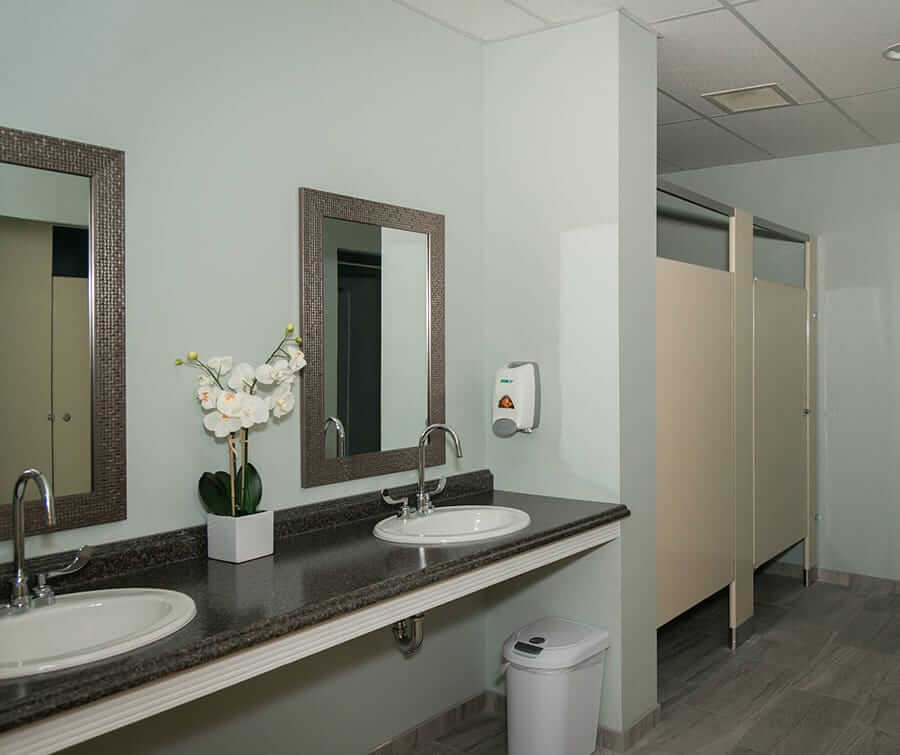 Client bathroom at Liberty Bay Recovery
